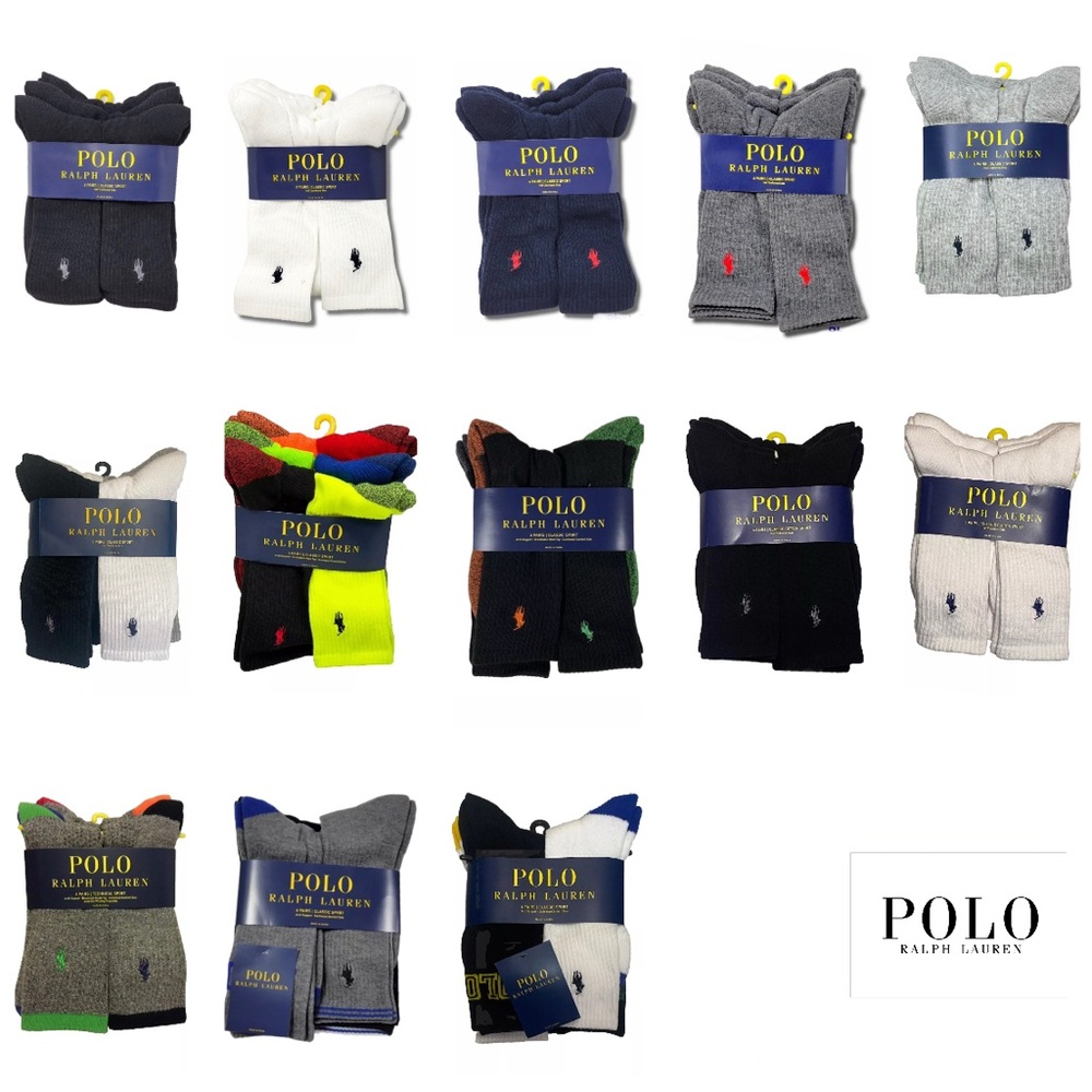 Polo Ralph Lauren Cushioned Crew Socks
